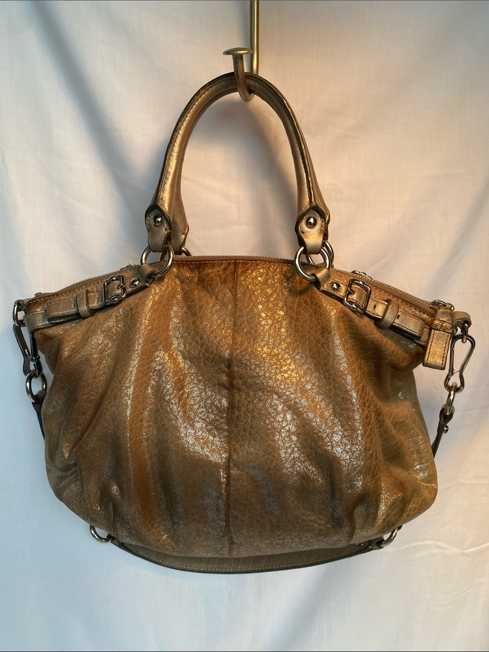 Coach 18931 Sophia Madison Leather Shoulder Satchel with Removable Strap - Picture 2 of 7